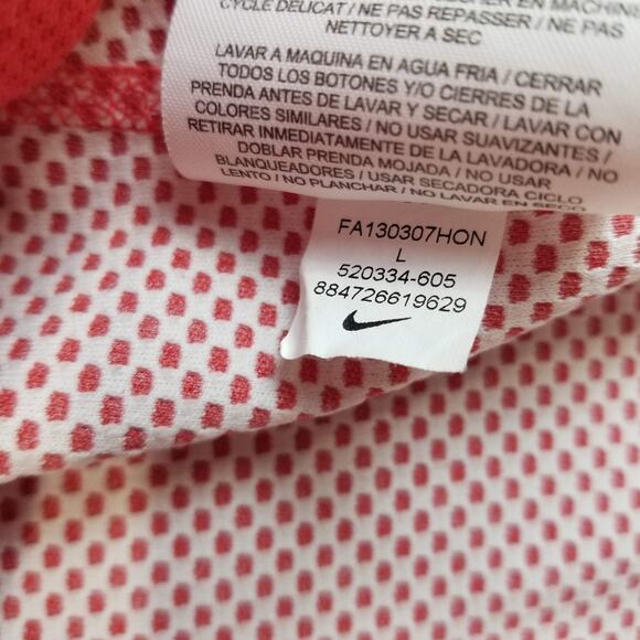 Nike Dri Fit Jacket Womens Large Pink Full Zip Thumbholes Running Activewear - Picture 6 of 9